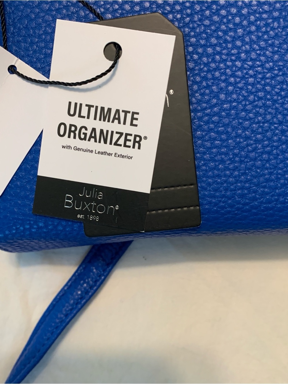 Women's RFID Shield Crossbody/Wristlet with Removable Strap Bright Lagoon Blue. - Picture 8 of 8